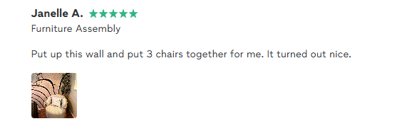 Customer review from Janelle
